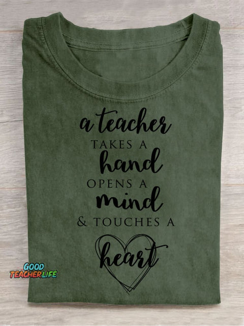 Teacher Decorative Pattern T-shirt