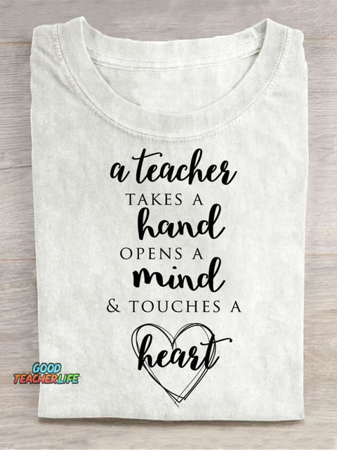 Teacher Decorative Pattern T-shirt
