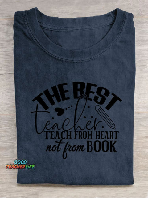 The Best Teacher Decorative Pattern T-shirt