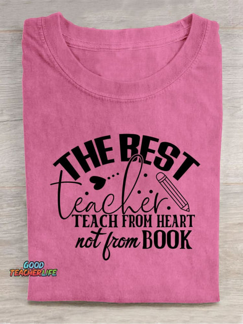The Best Teacher Decorative Pattern T-shirt