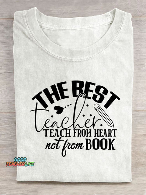 The Best Teacher Decorative Pattern T-shirt