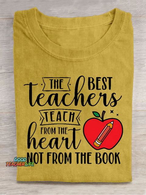 The Best Teachers Teach Decorative Pattern T-shirt