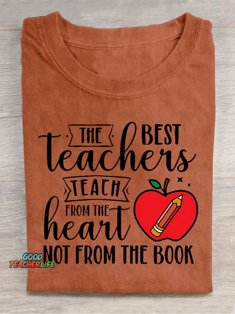 The Best Teachers Teach Decorative Pattern T-shirt