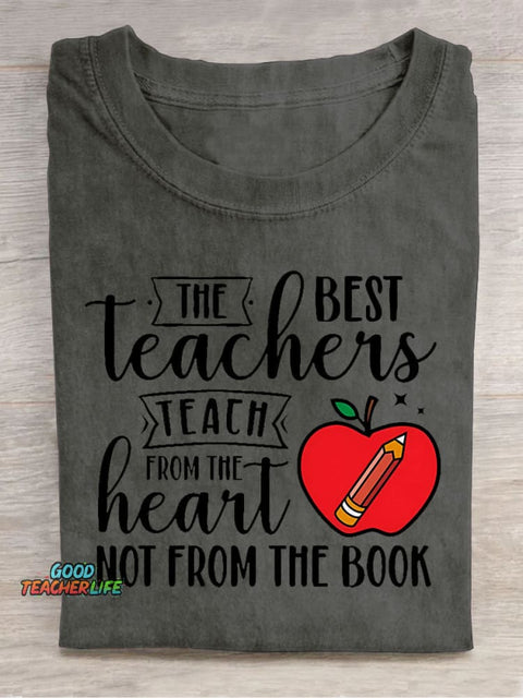 The Best Teachers Teach Decorative Pattern T-shirt