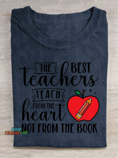 The Best Teachers Teach Decorative Pattern T-shirt