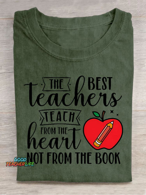 The Best Teachers Teach Decorative Pattern T-shirt