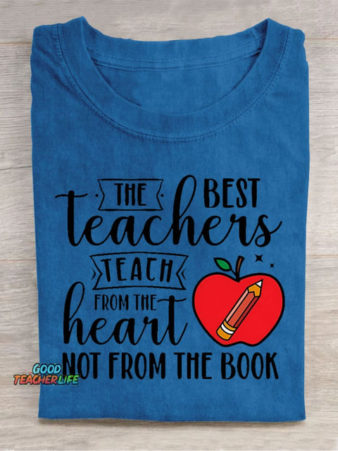 The Best Teachers Teach Decorative Pattern T-shirt