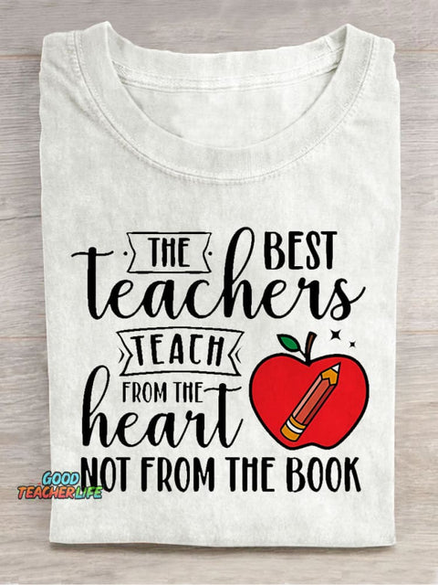 The Best Teachers Teach Decorative Pattern T-shirt