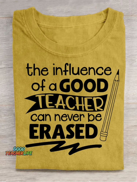 The Good Teachers Decorative Pattern T-shirt