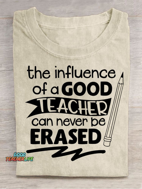 The Good Teachers Decorative Pattern T-shirt