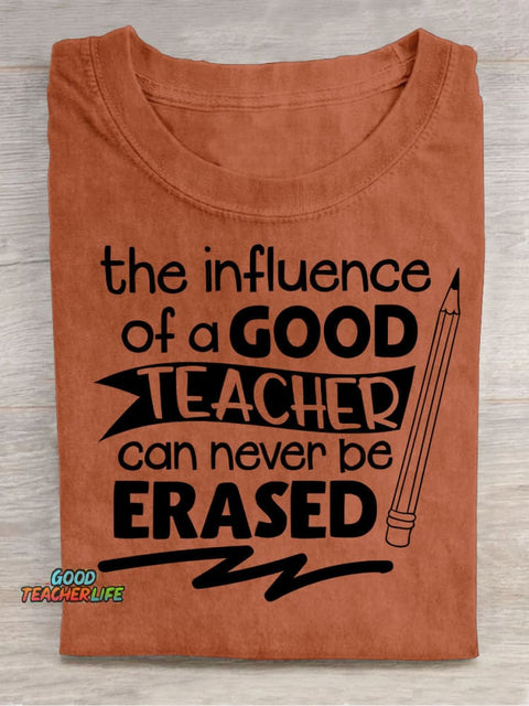 The Good Teachers Decorative Pattern T-shirt