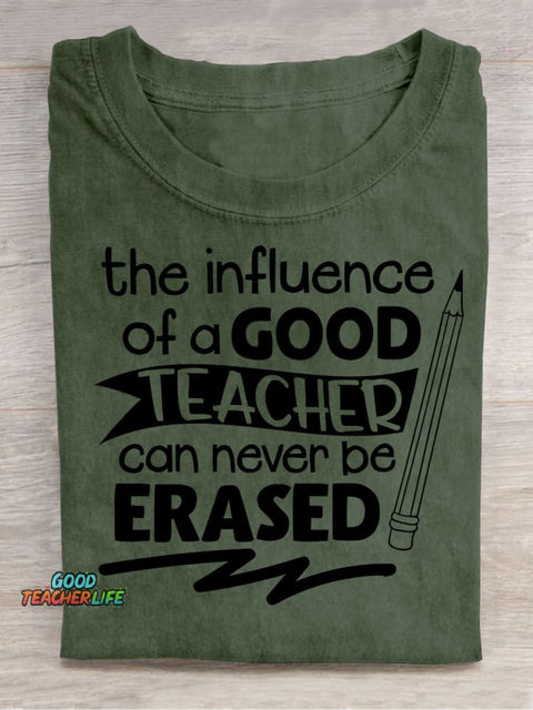The Good Teachers Decorative Pattern T-shirt