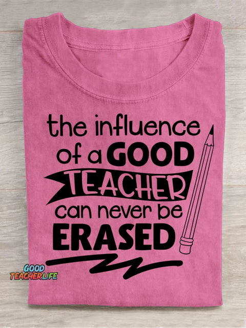 The Good Teachers Decorative Pattern T-shirt