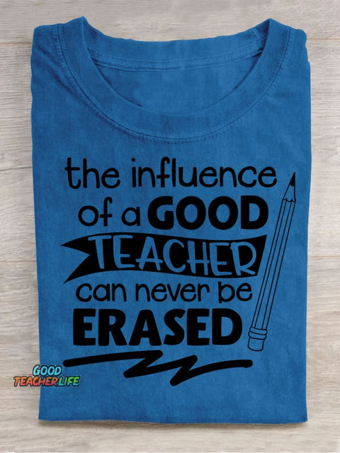 The Good Teachers Decorative Pattern T-shirt