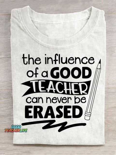 The Good Teachers Decorative Pattern T-shirt