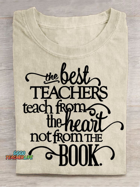 The Best Teachers Decorative Pattern T-shirt