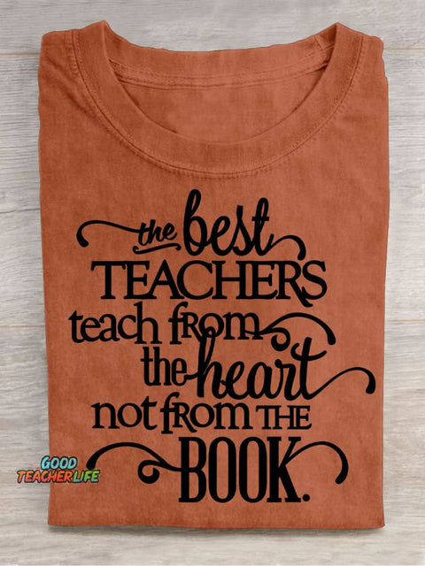 The Best Teachers Decorative Pattern T-shirt