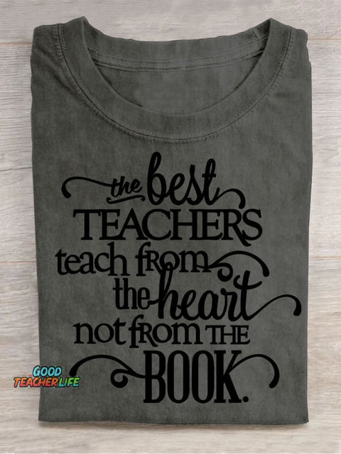 The Best Teachers Decorative Pattern T-shirt