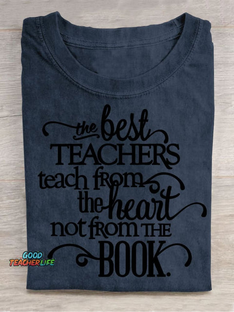 The Best Teachers Decorative Pattern T-shirt