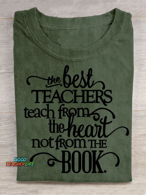 The Best Teachers Decorative Pattern T-shirt