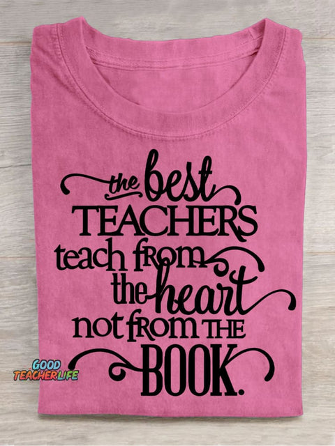 The Best Teachers Decorative Pattern T-shirt
