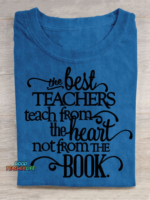 The Best Teachers Decorative Pattern T-shirt