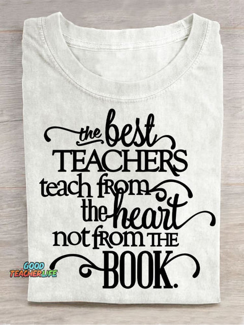 The Best Teachers Decorative Pattern T-shirt