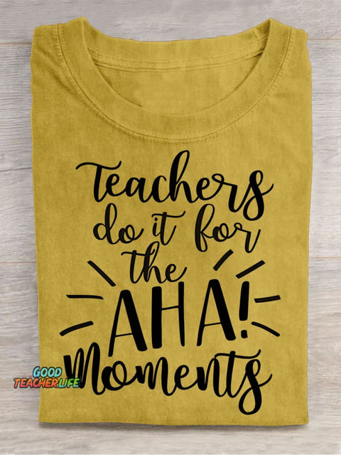 AHA Decorative Pattern T-shirt