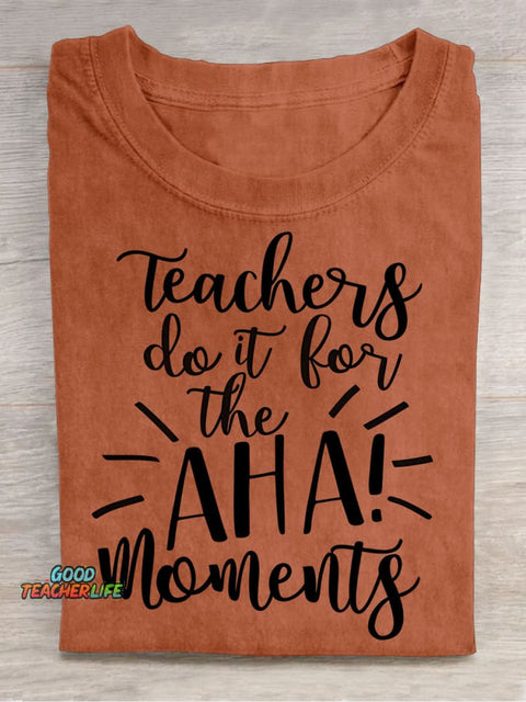 AHA Decorative Pattern T-shirt