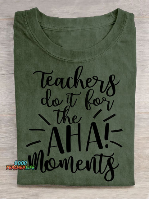 AHA Decorative Pattern T-shirt