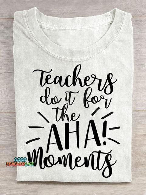 AHA Decorative Pattern T-shirt
