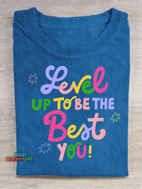 Be The Best You Decorative Pattern T-shirt