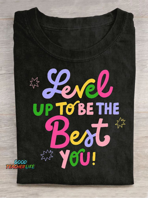 Be The Best You Decorative Pattern T-shirt