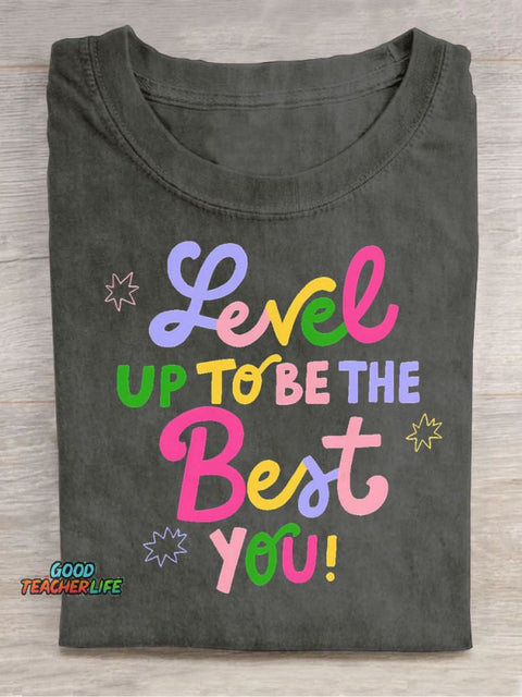 Be The Best You Decorative Pattern T-shirt