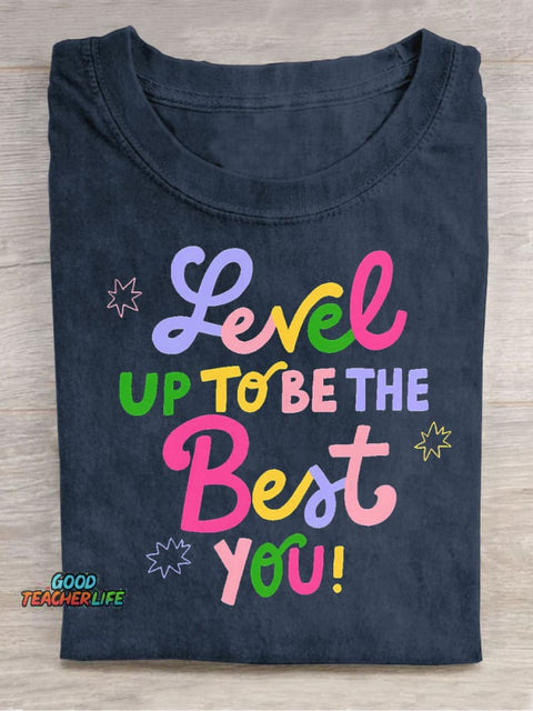 Be The Best You Decorative Pattern T-shirt