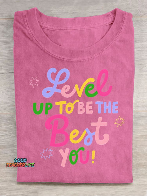 Be The Best You Decorative Pattern T-shirt