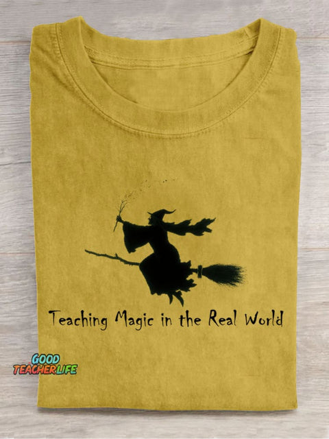 Teaching Magic In The Real World Decorative Pattern T-shirt