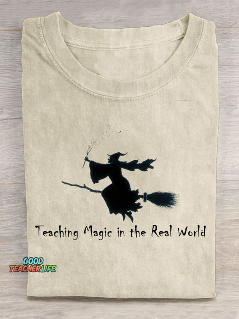 Teaching Magic In The Real World Decorative Pattern T-shirt