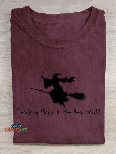Teaching Magic In The Real World Decorative Pattern T-shirt