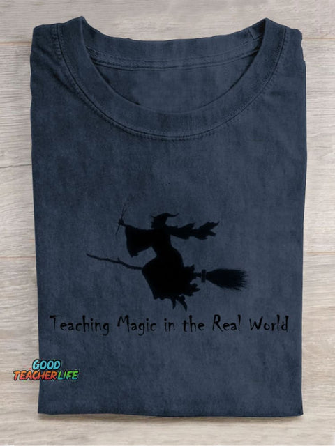 Teaching Magic In The Real World Decorative Pattern T-shirt