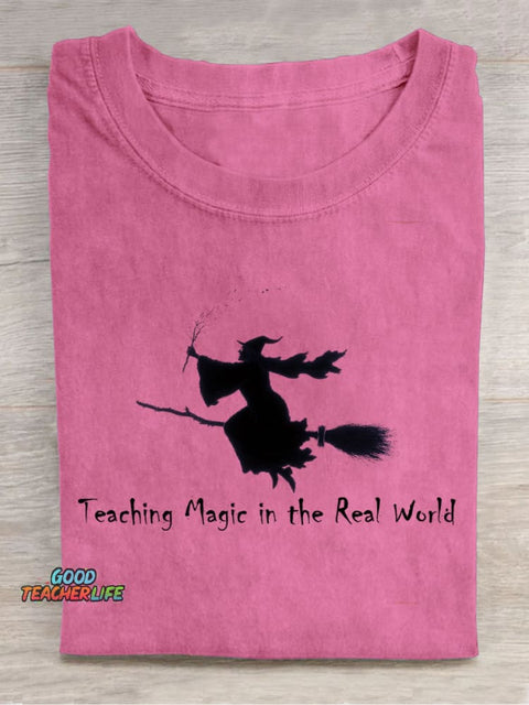 Teaching Magic In The Real World Decorative Pattern T-shirt