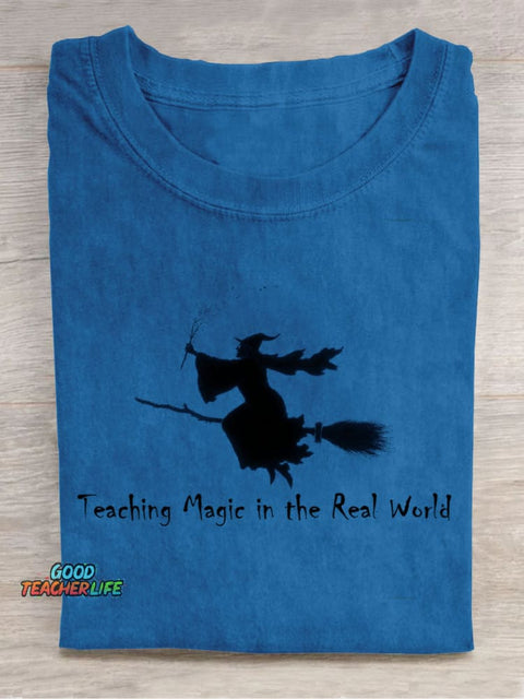 Teaching Magic In The Real World Decorative Pattern T-shirt