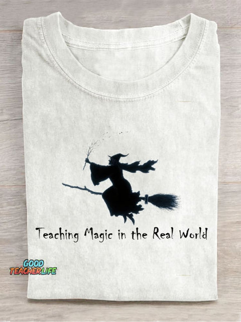 Teaching Magic In The Real World Decorative Pattern T-shirt