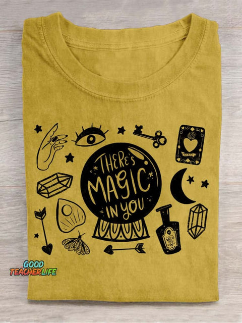 There‘s Magic In You Decorative Pattern T-shirt
