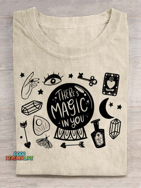 There‘s Magic In You Decorative Pattern T-shirt