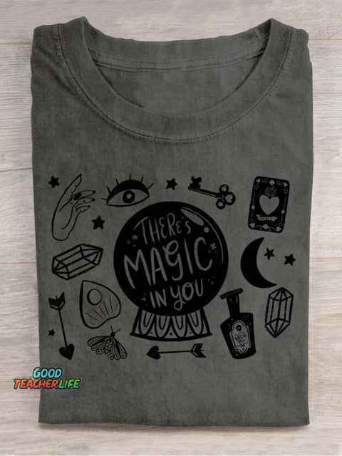 There‘s Magic In You Decorative Pattern T-shirt