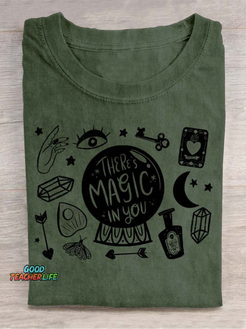There‘s Magic In You Decorative Pattern T-shirt