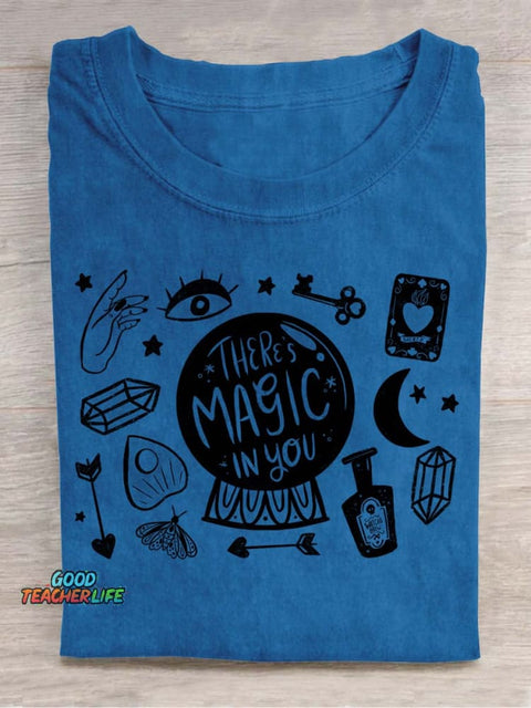 There‘s Magic In You Decorative Pattern T-shirt