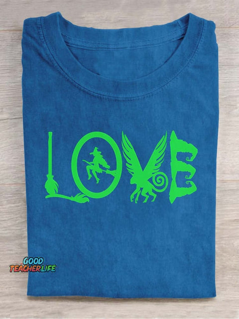 Wizard Love Decorative Pattern T-shirt
