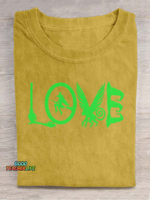 Wizard Love Decorative Pattern T-shirt